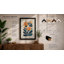 Symmetrical Floral Study Mid-Century - Framed Print-1113474659-1113474686