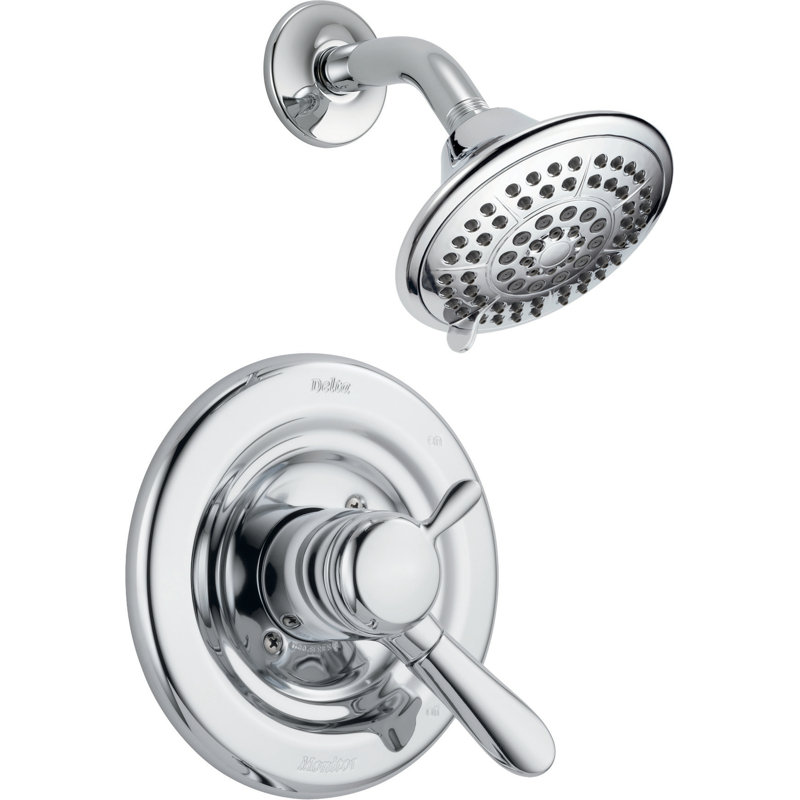 Ensemble de robinet de douche à double fonction Lahara 17 Series, ensemble de garniture de poignée de douche, Chrome