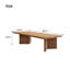 Table de conférence rectangulaire moderne en bois massif pour 8 personnes-648523623