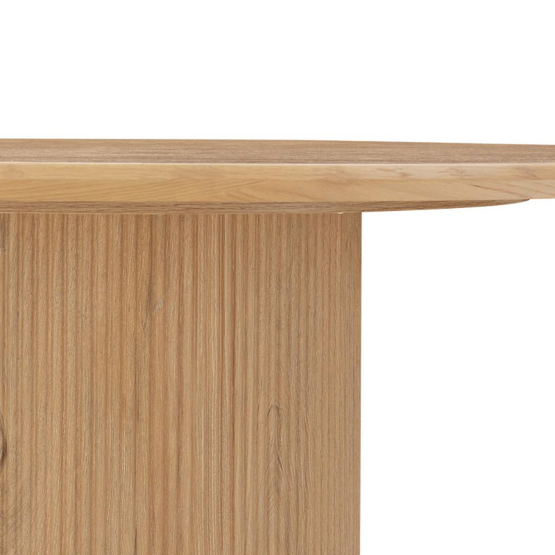 Taino Pine Round Dining Table, Natural Wood