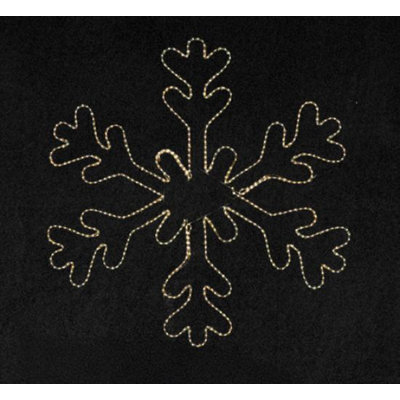 Snowflake Metal Frame Rope Light