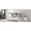 Lit superposé grand sur grand avec armoires de rangement et ports USB-2074520583