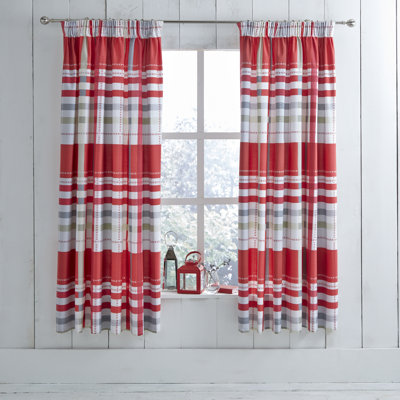 Pencil Pleat Semi-Sheer Curtains