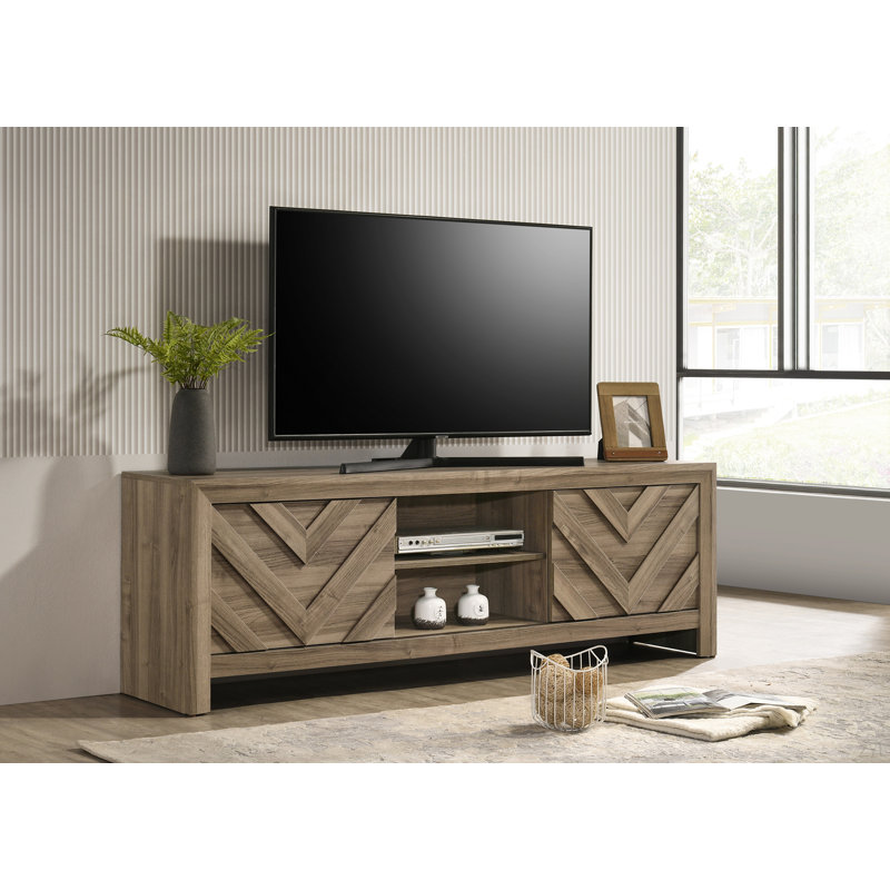 Meuble télé 1pc Rustic, Brown