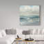 « ondulations abstract », reproduction de peinture à l’acrylique sur toile tendue-33407072