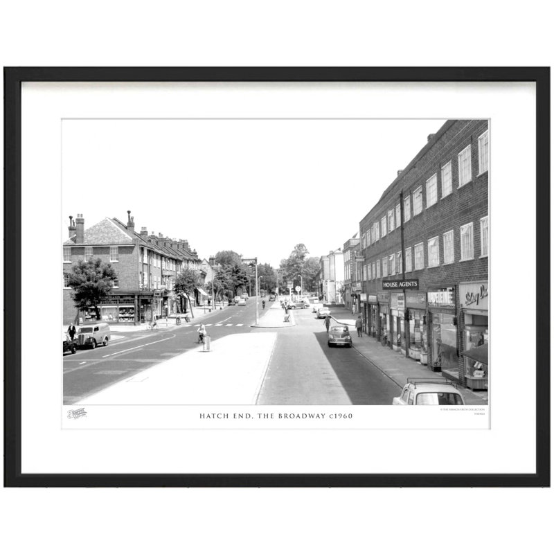 Hatch End, The Broadway C1960 by Francis Frith - Single Picture Frame Print, 28cm H x 36cm W x 2.3cm D