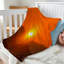 Jeté en molleton transparent ultra doux en flanelle, imprimé simple face Mountain Sunrise Valley-130069156