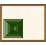 Homage To Stella - Green Print by David Phoenix