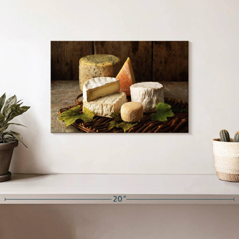 Yarlin Rustic Cheese, 8" H x 12" W