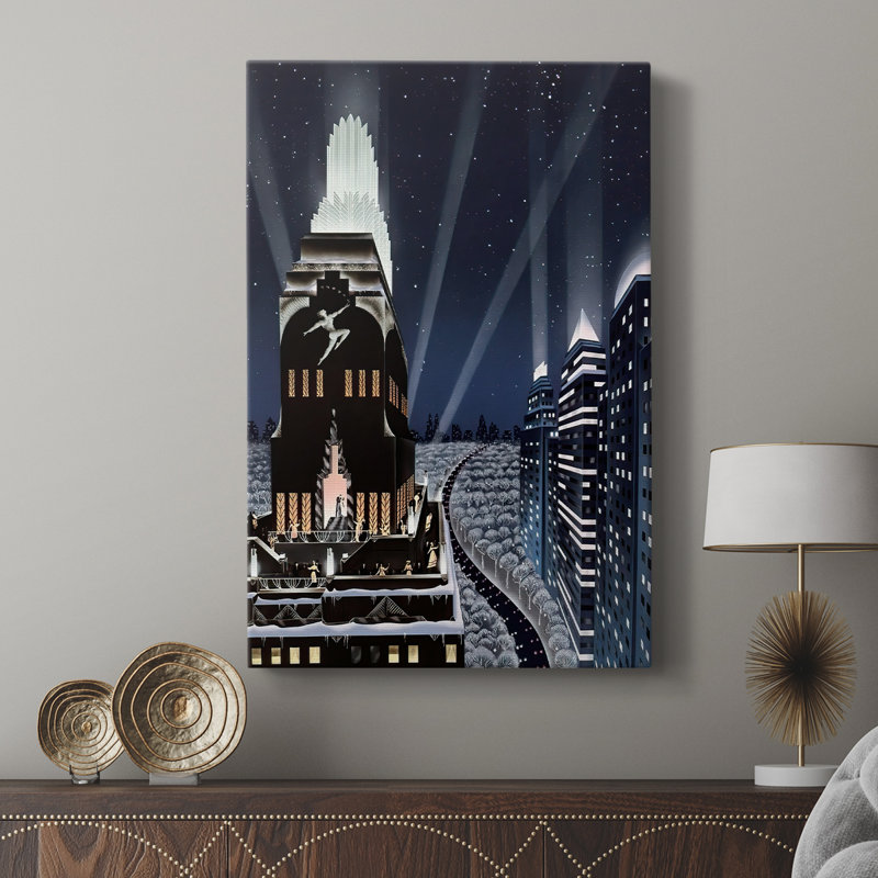 Rooftop Serenade -Custom Wrapped Gallery Cavas, 18" H x 12" W