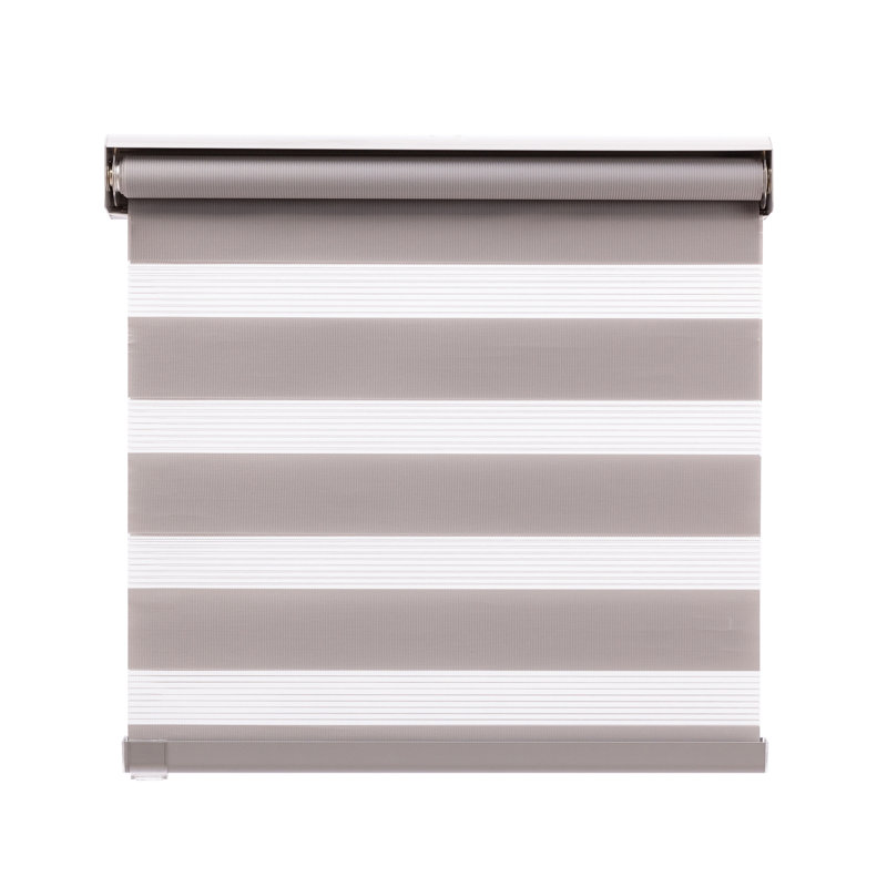 Store enroulé semi-transparent, L 32,00 po x L 72,00 po, gris