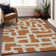 Premium Machine Washable Prisco Terracotta Rug