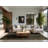 Soft Plush Faye New Years Modern & Contemporary Abstract Area Rug in Black – Black Binding-392248283