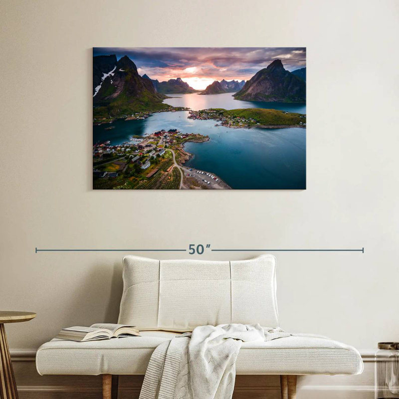 Ravi, îles Lofoten, archipel, H 26 po x l 39 po