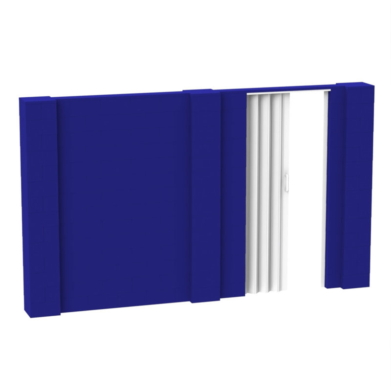 Ensemble mural bloc géant, Bleu, 144"