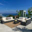 Ensemble modulaire d'extérieur 8 pièces, ensemble patio, canapé d'extérieur Santa Cruz-1072782313