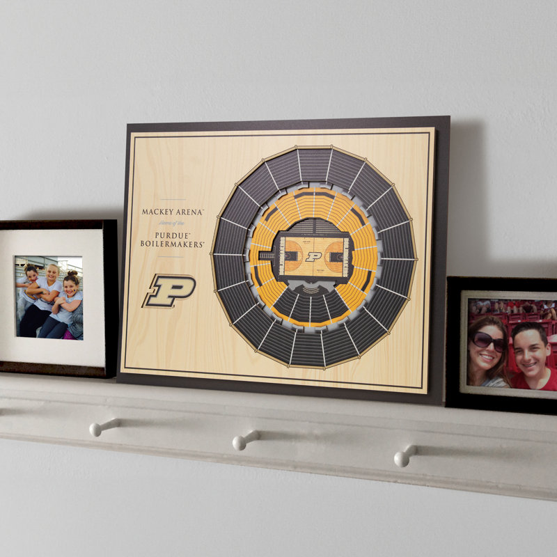 Handmade Wall Decor, Purdue University Basketball