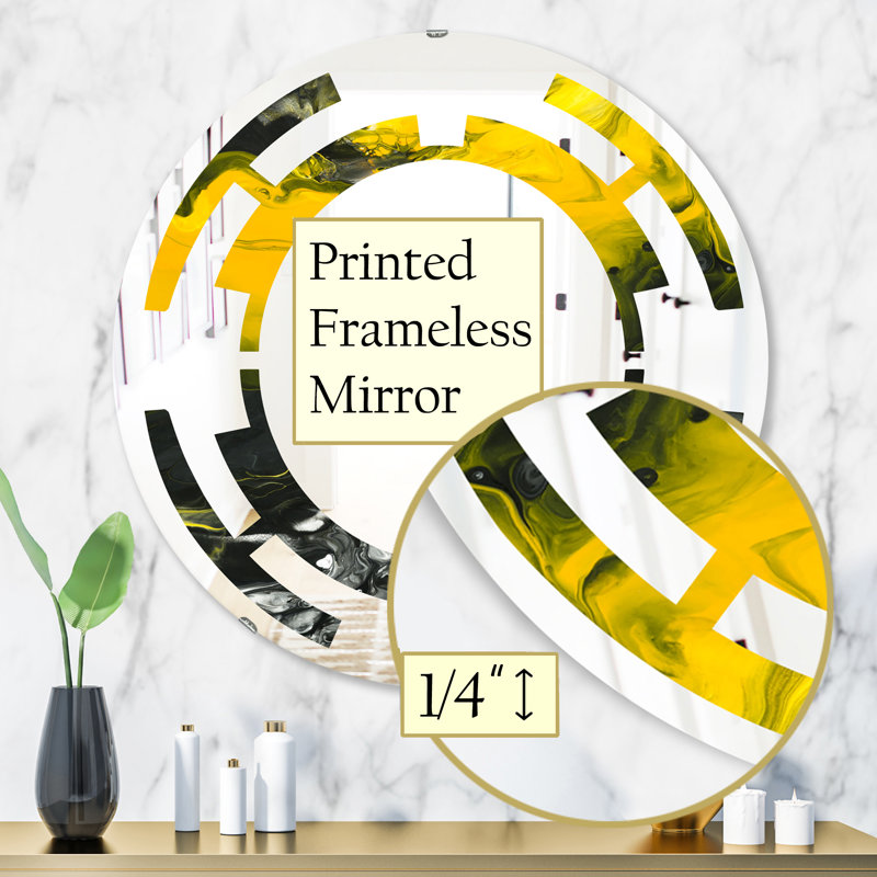 Miroir mural sans cadre Space 4, H 31,5 po x l po