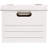 Basic Storage File Boxes With Lid And Handle, Legal/Letter Size, Basic, 20-Pack, White, 16.2"L X 12.5"W X 10.5"H