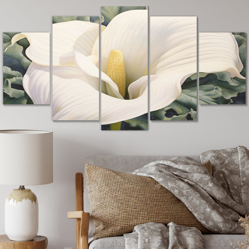 Traditional Plants & Flowers Wall Decor on Metal