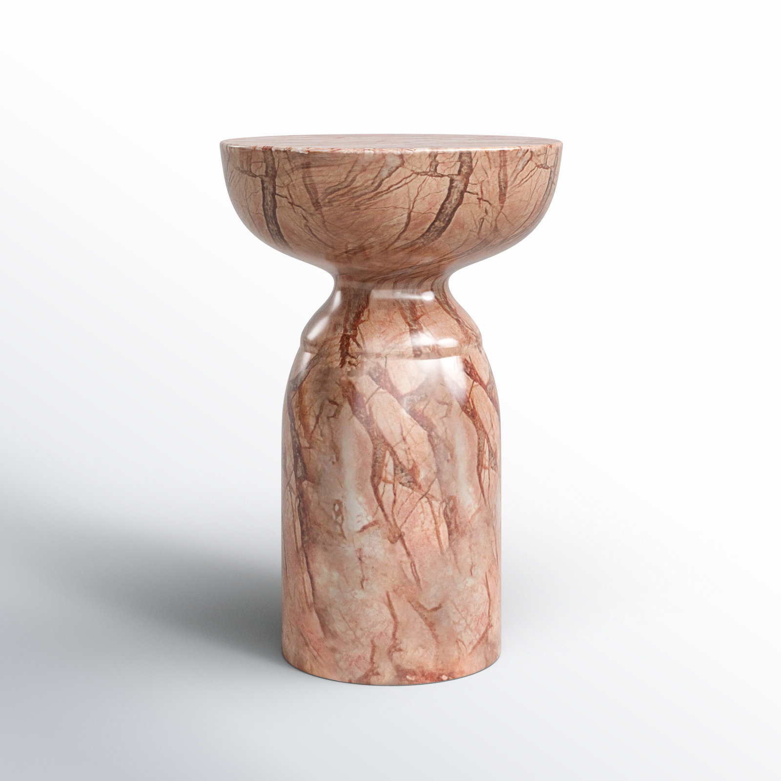 Joss & Main Jolie Concrete Pedestal End Table & Reviews | Joss & Main