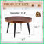 Table basse ronde moderne avec pieds en métal-787981077