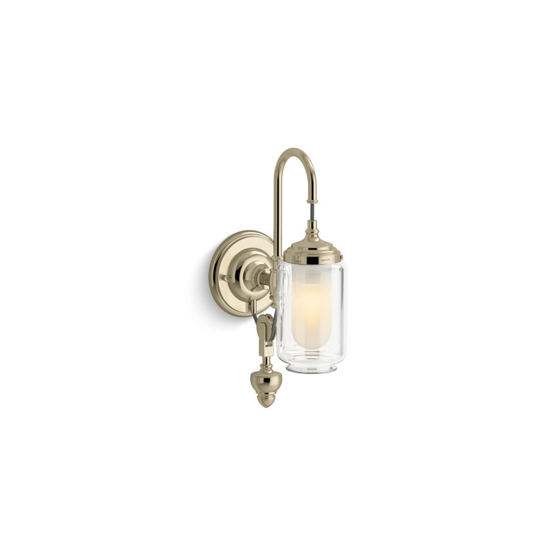 Artifacts Adjustable One-Light Sconce, French Gold