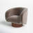 Dalli 85.09Cm Wide Velvet Swivel Barrel Chair-725827016-725827019