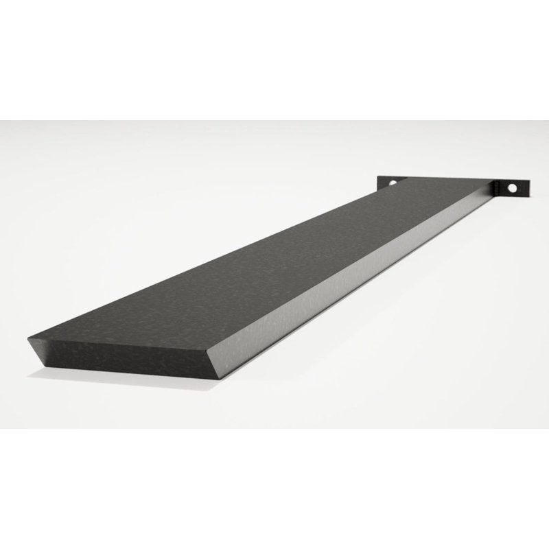 42in. x 2.5in. x .50in. The Original Hidden Island Support Bracket, 0.5"H x 2.5"W x 42"D
