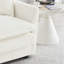 Revêtement moderne modulaire à 3 places en tissu chenille confortable et fabrication en bois massif 4