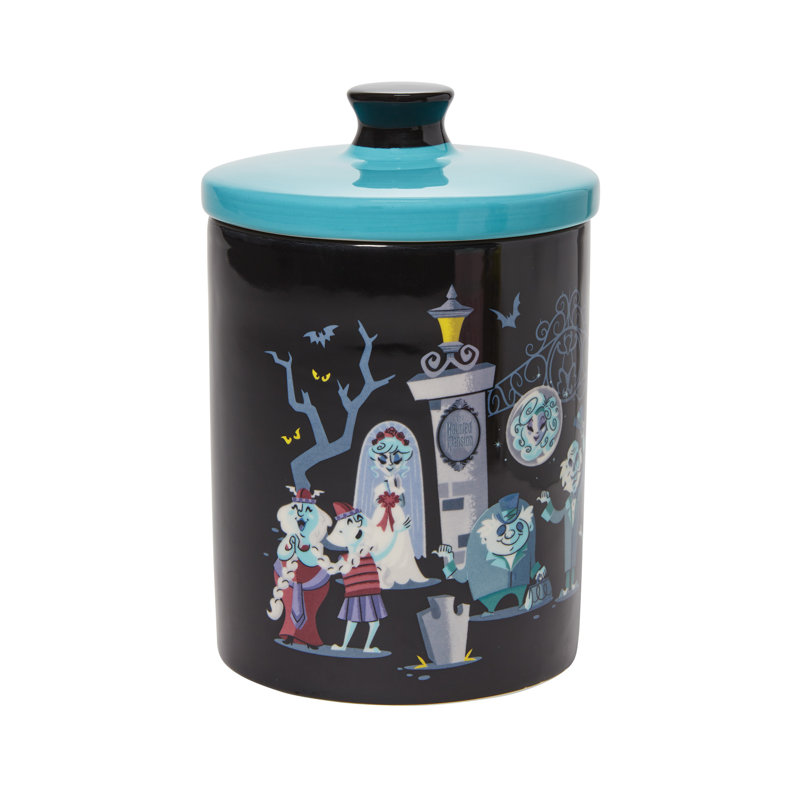 Disney Ceramics the Haunted Mansion Canister Cookie Jar 7.5 Inch	