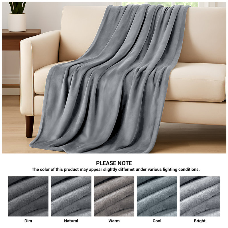 Machine Woven Throw Blanket, 240cm x 220cm