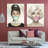 " Audrey Hepburn, Marilyn Monroe Bubble Gum - 2 Piece Wrapped Canvas Print Set " 2 - Pieces-267531034