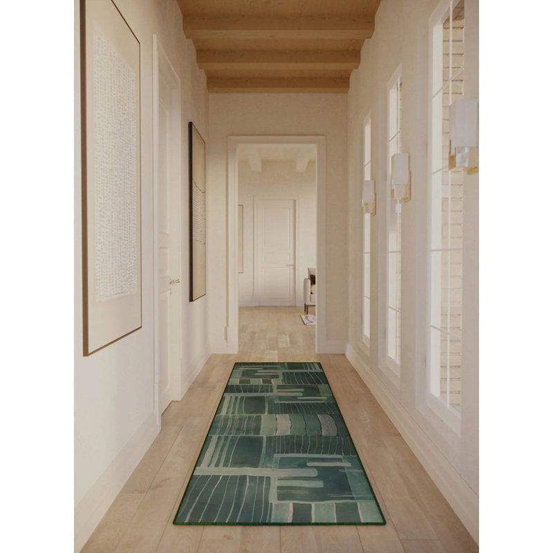 Tapis de couloir Javaughn, Tapis de couloir 2 pi 9 po x 10 pi