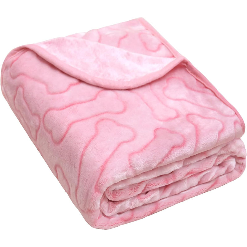 Animal Print Fleece / Microfiber Pet Blanket