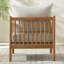Fauteuil d'appoint rembourré avec coussin lombaire Braid-1105420021