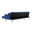 Canapé-lit modulaire réversible en velours Modern-1703326727