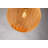 1-Light Woven Rattan Globe Pendant