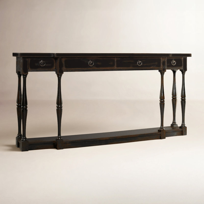 Sanctuary 72" Console Table, Black