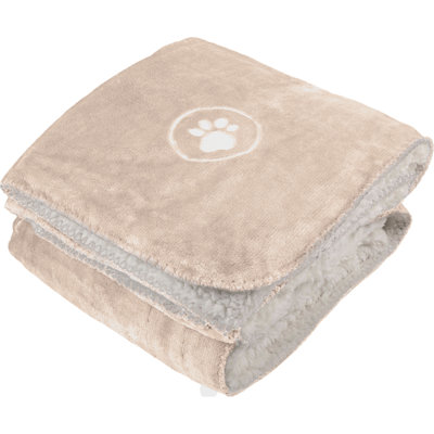 PETMAKER Waterproof Reversible Sherpa Dog Blanket