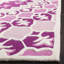 Tapis floral en laine touffeté à la main Miu-29151496