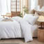 Ensemble de housse de couette 100% coton délavé LifeTown-116490152-116490145