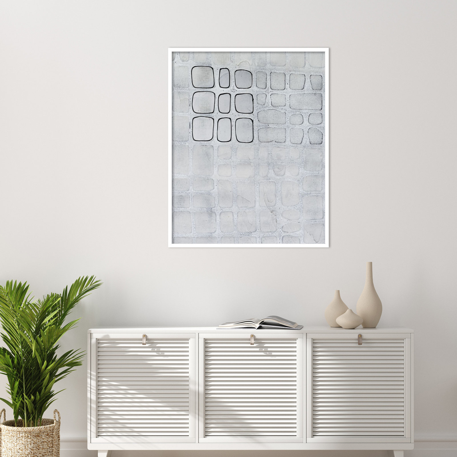 Lumen Colour I Print by Vanna Lam, 41" H x 33" W, White