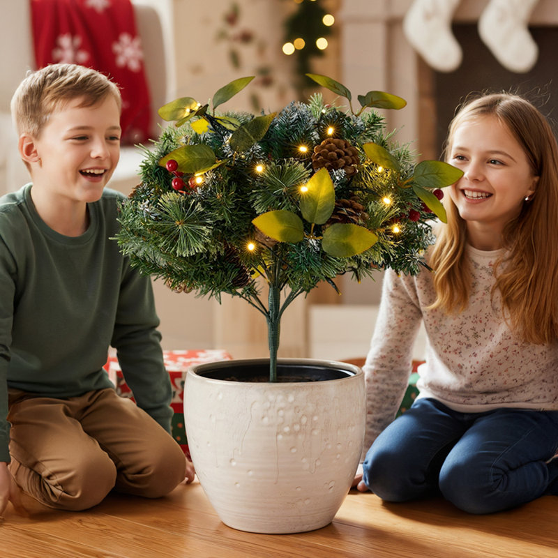 1.97' H Artificial Pine Christmas Tree