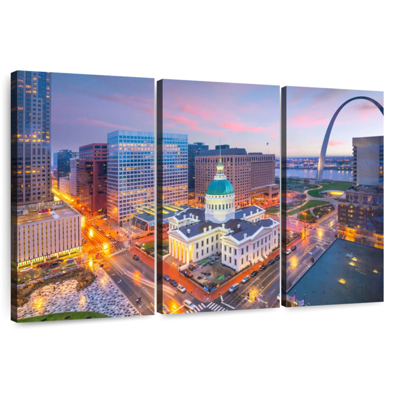 Missouri Cityscape, 28" H x 45" W