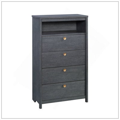 Commode, finition bleue