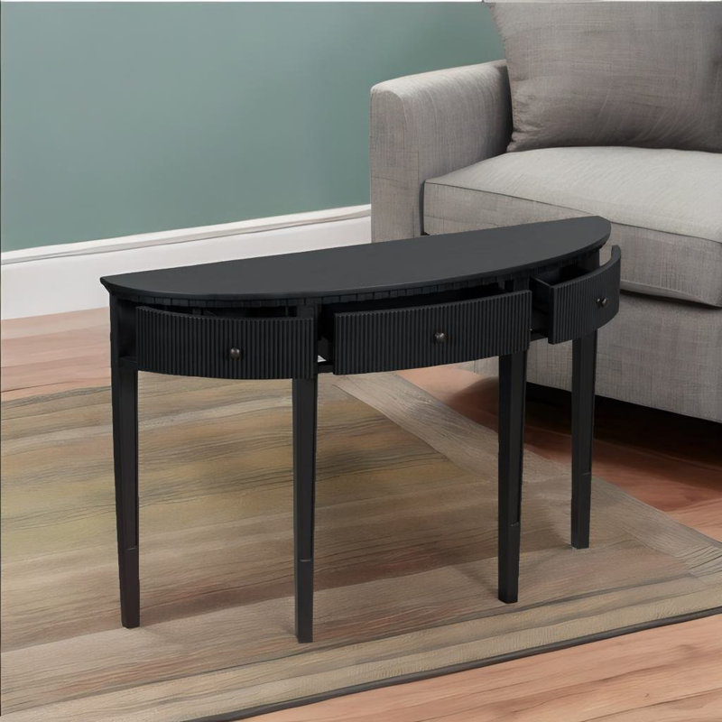 Besart 51.1'' Console Table, Black