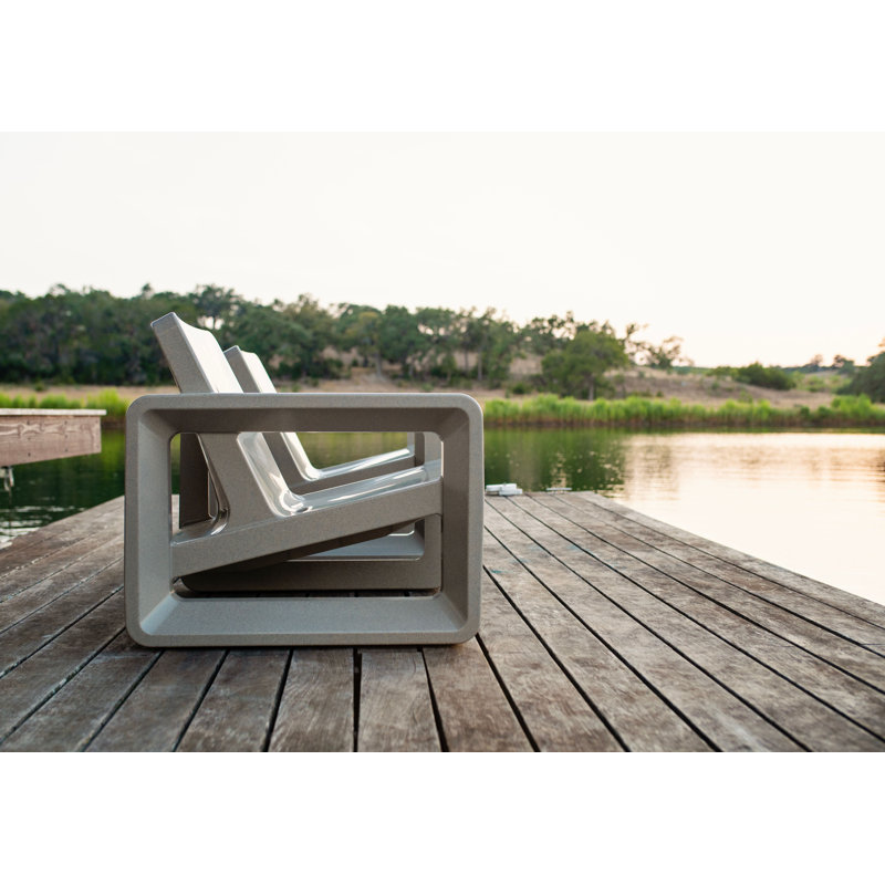 Deck Outdoor Lounge Chair, Sandstone