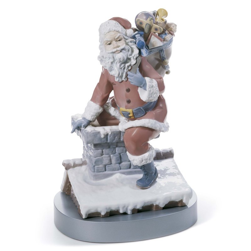Figurine de père noël en duvet