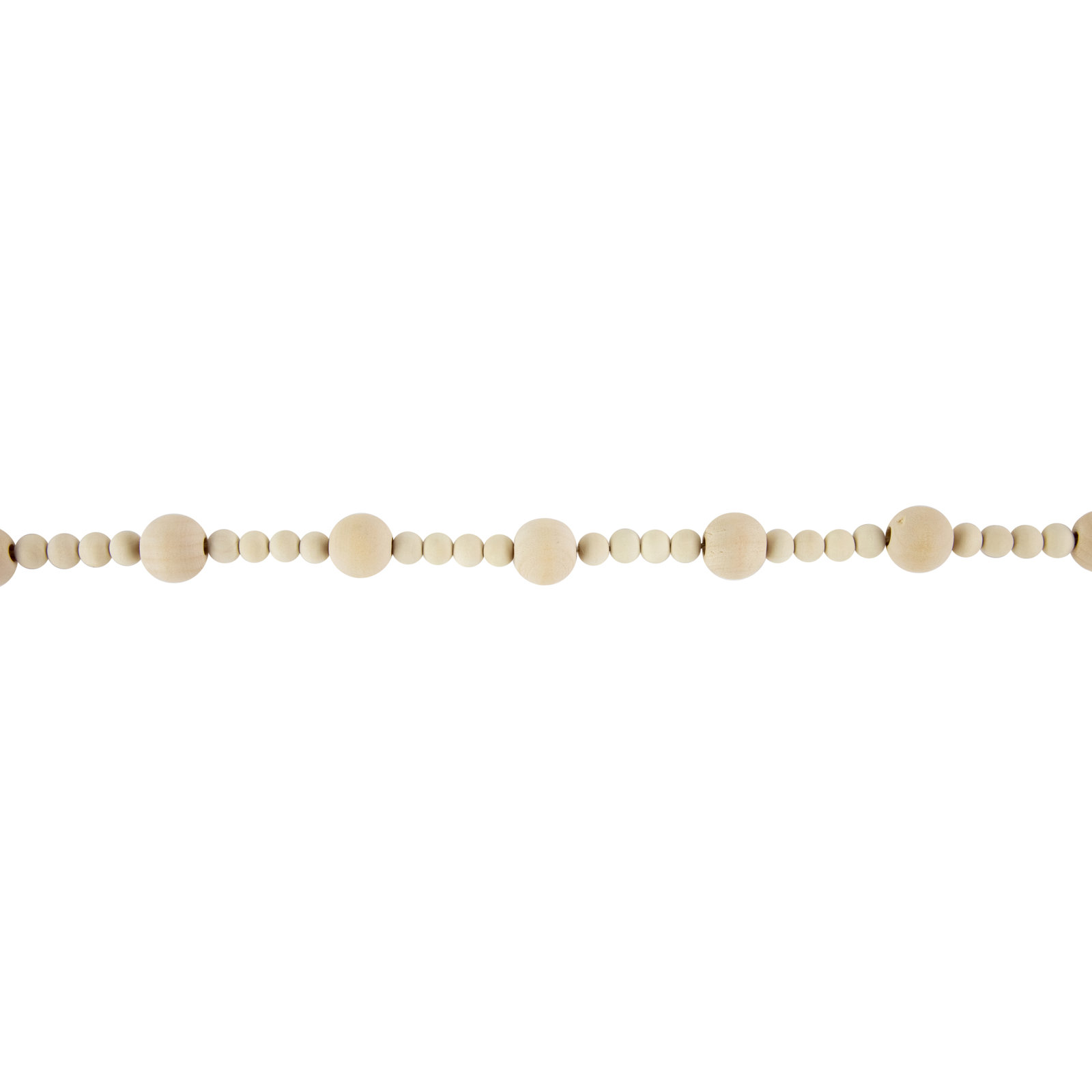 6' White Bead Novelty Garland